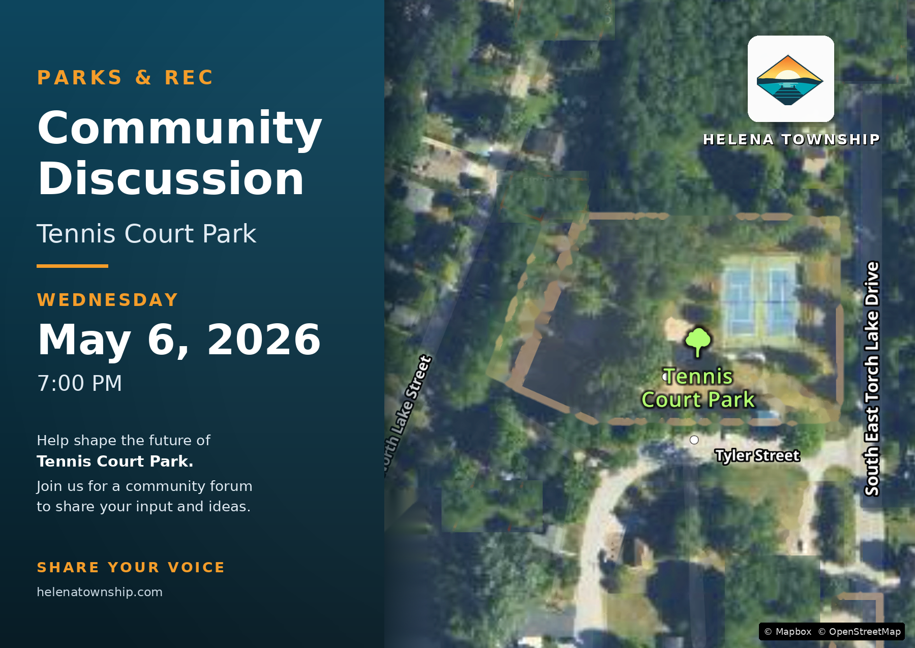 Helena Township Parks & Rec - May 6 at 7pm